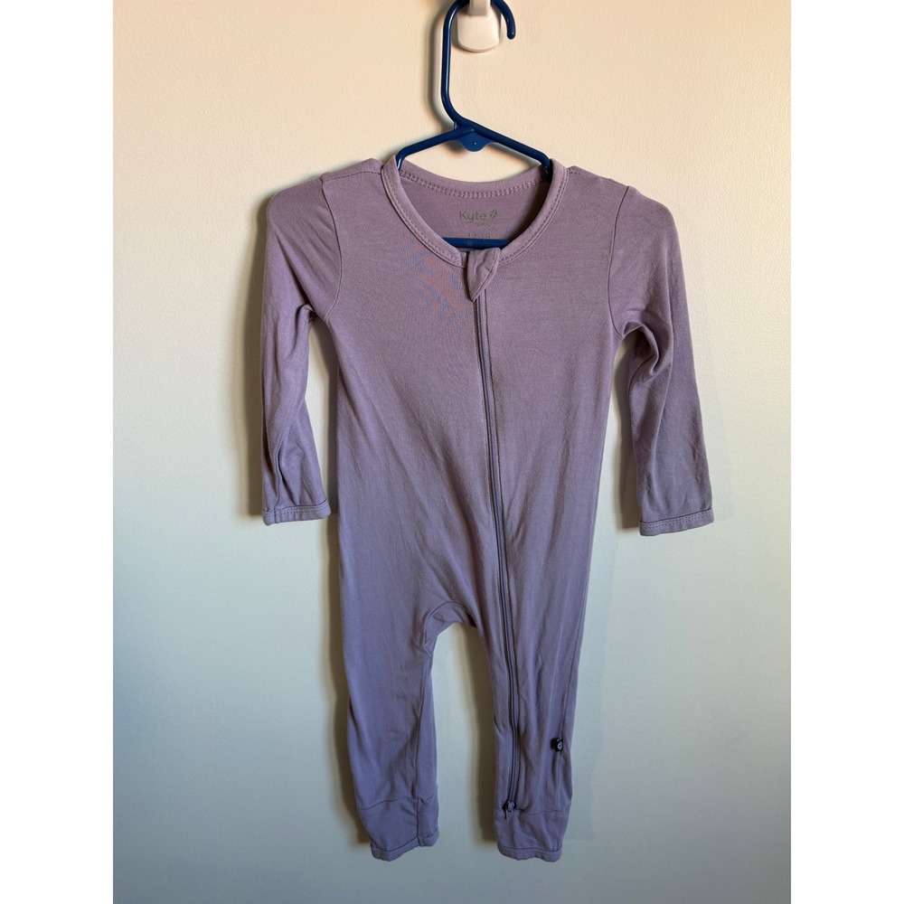Kyte Baby Zippered Romper Purple 12-18 Months